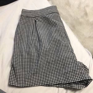 gingham shorts!